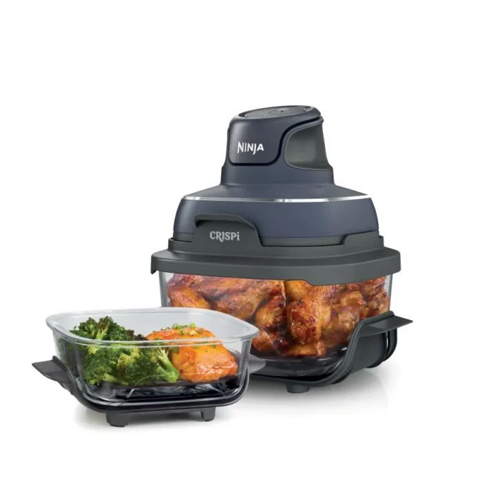 Ninja Crispi™ 4-in-1 Portable Glass Air Fryer Cooking System Cyberspace