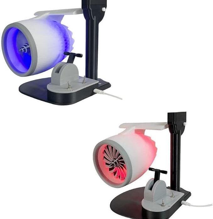 Jet Engine Fan,Creative Turbo Desktop Fan with Humidification Spray and Desktop Turbofan Technology,Used for Home,Office,Computer Partner