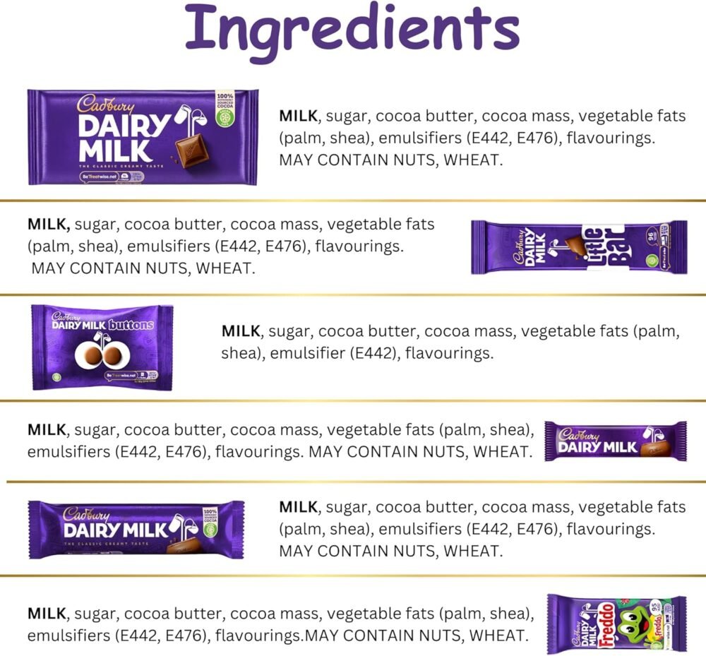 Chocohugs Chocolate Gift Hamper Box | Filled with Assortment of Dairy Milk Selections | Box of Chocolates | Sweet Treat Gift Box | Assorted Dairy Milk Chocolate Selection Box Gift Hamper - Image 6