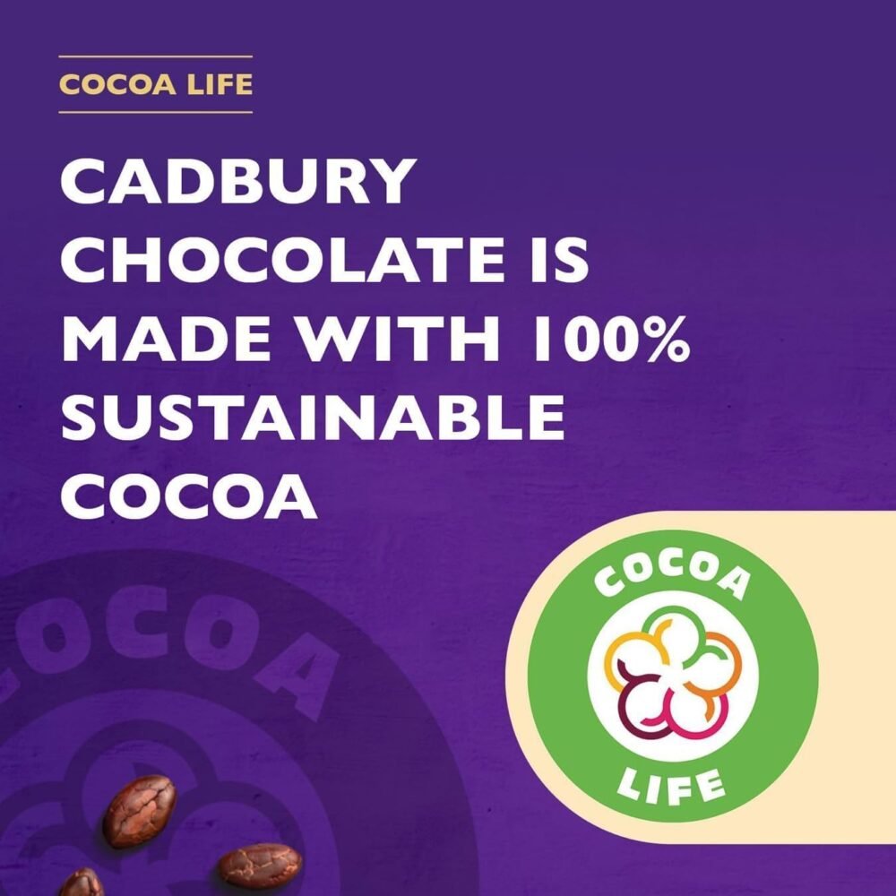 Cadbury Dairy Milk Chocolate Gift Bar, The Classic Creamy Taste, Perfect for Sharing or Gifting, Extra-Large, 850 g (Pack of 1) - Image 5
