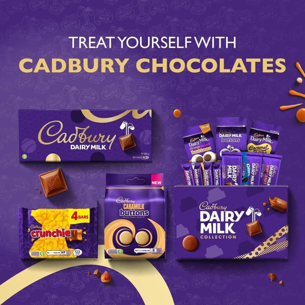 Cadbury Dairy Milk Chocolate Gift Bar, The Classic Creamy Taste, Perfect for Sharing or Gifting, Extra-Large, 850 g (Pack of 1) - Image 6